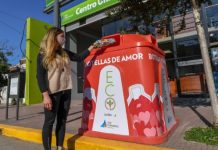 San Fernando: continúan instalando campanas de ´Botellas de Amor´ para reciclar plásticos de un solo uso