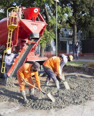 San Isidro: pavimento nuevo en Beccar