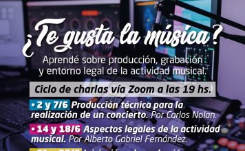 Morón: el Municipio lanza un ciclo de charlas sobre producción musical