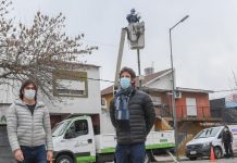 San Fernando: el Municipio instaló nuevas Cámaras de Seguridad en el barrio Infico