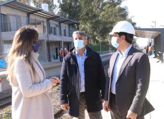Tigre: Malena Galmarini, Martín Marinucci y concejales del FR TODOS recorrieron las obras de renovación en la estación Montes