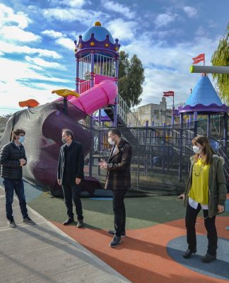 San Fernando: Andreotti y Gabriel Katopodis recorrieron obras que se realizan en el municipio