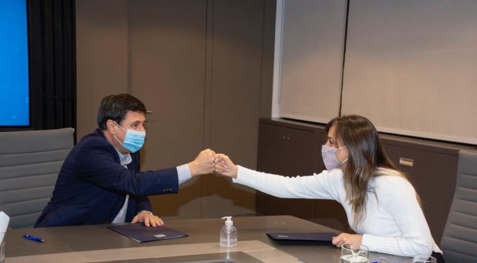 Malena Galmarini y Daniel Arroyo firmaron un convenio de colaboración para “Potenciar Trabajo”