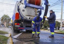 Vicente López: la limpieza de sumideros en Villa Martelli continúa