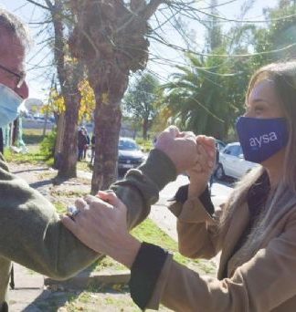 Tigre: Malena Galmarini inauguró una nueva red de agua potable