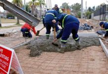 Tigre: el municipio pone en valor veredas en Don Torcuato