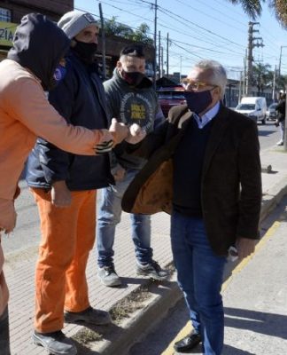 Julio Zamora supervisó la remodelación integral de la Ruta 9 en General Pacheco