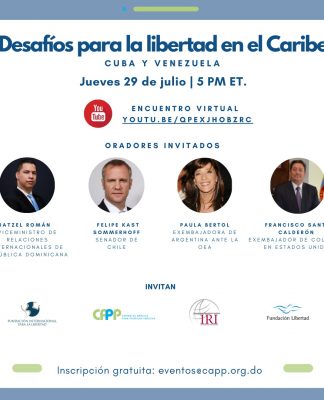 Conferencia “Desafíos para la Libertad en el Caribe. Cuba y Venezuela”