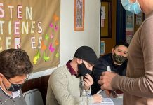 Juan y Eva Andreotti votaron en Victoria