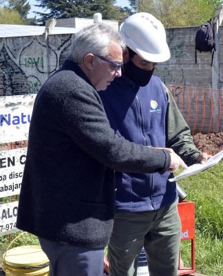 Avanzan las obras de gas y cloacas en Benavídez