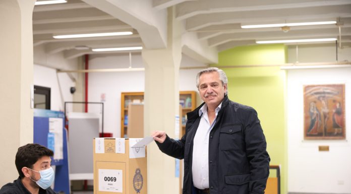 Alberto Fernández: «Lo más importante es que el pueblo se exprese con toda su fuerza y convicción»