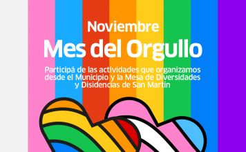 En noviembre, San Martín celebra el Mes del Orgullo