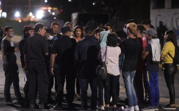 Incidentes durante la marcha en reclamo de justicia por el crimen de un joven en Pilar