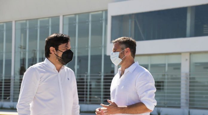 Pilar: Achával y Kreplak recorrieron los avances del Hospital Central