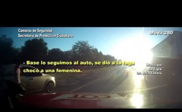 Tigre: Chocó a un móvil del COT, huyó y atropelló a una motociclista