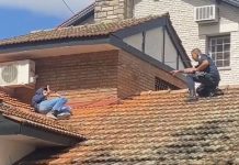 San Isidro: Volvió de una fiesta, se quedó dormido en el techo de la casa de un amigo y lo despertó la Policía