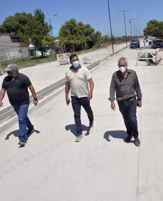 El Municipio de Tigre y el Gobierno Nacional avanzan en la puesta en valor de la Av. Juan B. Justo