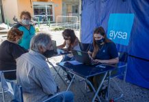 AySA participó de un nuevo operativo interministerial en Don Torcuato, Tigre