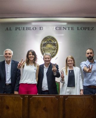 Reunión abierta del bloque de concejales del Frente de Todos en Vicente López