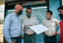 Beto Ramil recorrió obras viales en Belén de Escobar e Ingeniero Maschwitz y supervisó la instalación de las paradas seguras en Garín