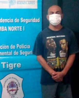Detienen a “La Hiena” Barrios por amenazas y violencia de género en Tigre