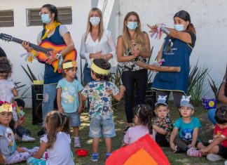 Con un campamento, comenzaron las colonias de los Jardines Maternales de San Fernando