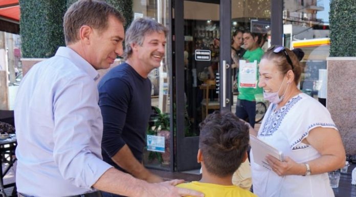 Diego Santilli recorrió Tigre junto a Segundo Cernadas
