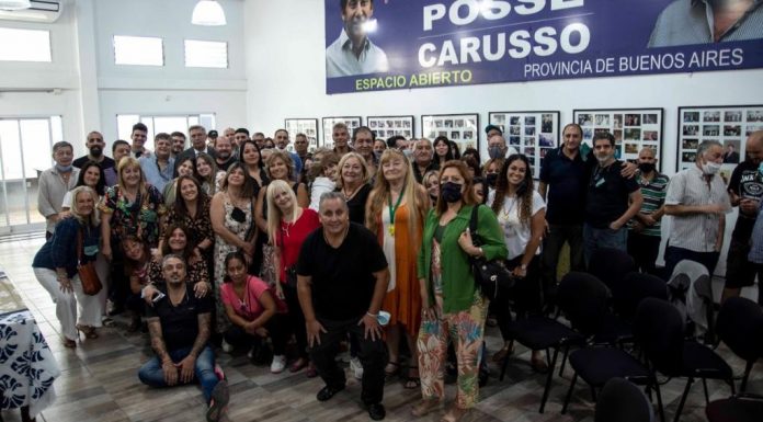 San Martín: Los possistas D’Alessandro y Carusso mantuvieron un encuentro junto a militantes y dirigentes locales