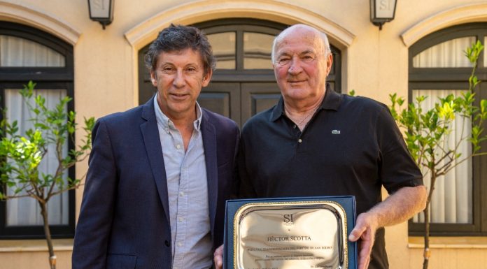Distinguieron al “Gringo” Scotta como personalidad destacada de San Isidro