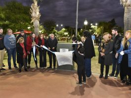Juan Andreotti recorrió las obras del Túnel de la Av. Sobremonte