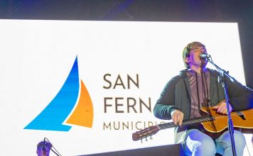 Nahuel Pennisi cantó ante más de 7.000 personas en San Fernando