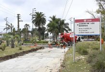 Comenzó la puesta en valor de la Avenida Liniers en Rincón de Milberg