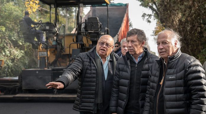 Posse supervisó el tramo final de las obras para renovar 21 cuadras en Boulogne