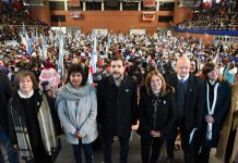 Miles de chicas y chicos de San Martín prometieron lealtad a la bandera argentina