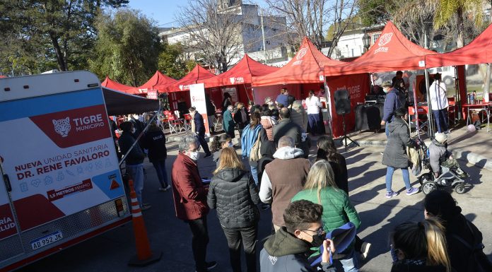 El Municipio llevó adelante un nuevo operativo del programa Tigre Con Vos en el Boulevard Dardo Rocha