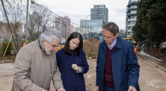 Vicente López: Gabriel Katopodis y Soledad Martínez recorrieron obras en el Paseo Costero