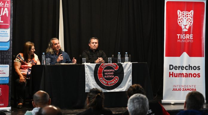 En Tigre, Pablo Llonto brindó un conversatorio sobre el rol empresarial en los delitos de lesa humanidad