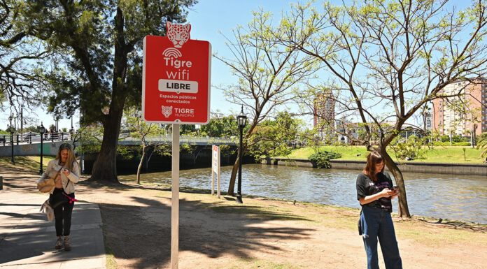 El Municipio brinda más de 125 puntos de acceso a WiFi gratuito en distintos espacios públicos de Tigre