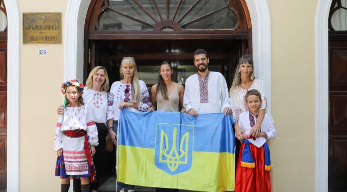 Macarena Posse recibió a la Asociación Ucraniana de Villa Adelina