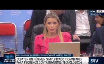 Con el análisis de funcionarios, comenzó en Diputados el debate sobre el proyecto de Monotributo Tecnológico