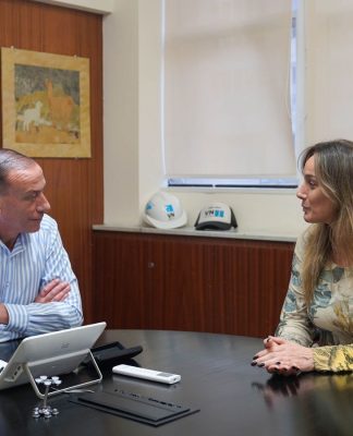 Malena Galmarini y Gustavo Arrieta supervisaron las megaobras que agilizarán el tránsito en Tigre y San Fernando