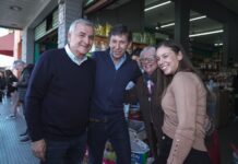 Macarena Posse recibió a Gerardo Morales en San Isidro
