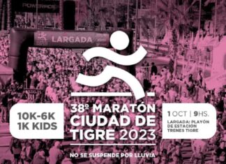 El deporte y la familia se preparan para la 38° Maratón Ciudad de Tigre