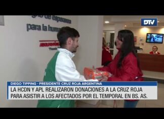 La Cámara de Diputados y APL realizaron donaciones a la Cruz Roja para asistir a los afectados por el temporal en la provincia de Buenos Aires
