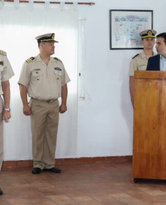 Ramón Lanús participó del acto de cambio de mando de la Prefectura Naval San Isidro