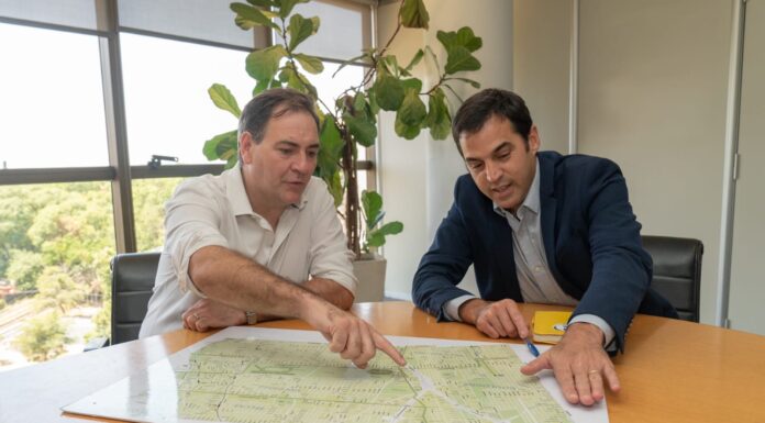 Ramón Lanús recibió al ministro de Seguridad de la Provincia y acordaron trabajar en conjunto