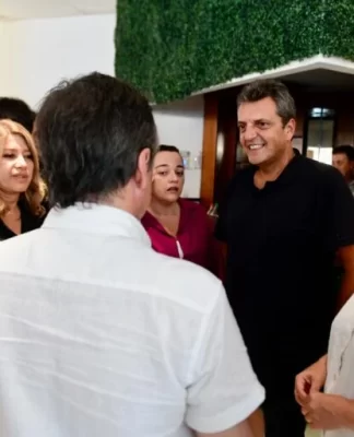 Sergio Massa y Malena Galmarini reunieron a intendentes y legisladores del Frente Renovador
