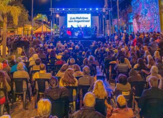 San Fernando homenajeó a los Ex Combatientes de Malvinas con un show musical y el grupo “Héroe”