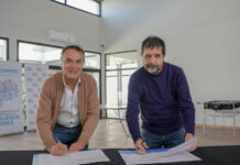 Fernando Moreira inauguró el área deportiva y recreativa del Parque Escuela Costa Esperanza