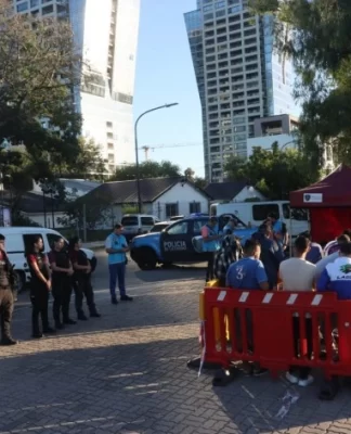 Operativo de la Policía de la Ciudad: Argentina-Brasil: 260 actas, 126 trapitos demorados, impedimento para tres deudores alimentarios y un detenido por robo